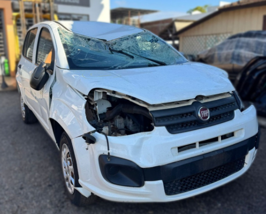 Sucata Fiat Uno 1.0 Attractive 2021 Retirada De Peças
